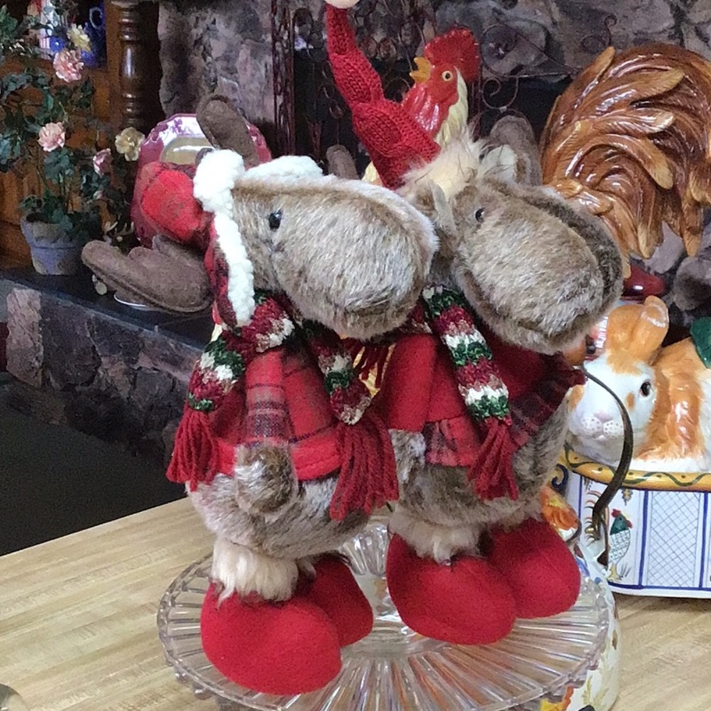Christmas Moose Couple❤️New❤️